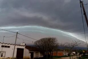 La tormenta en Miramar pasado el mediodía