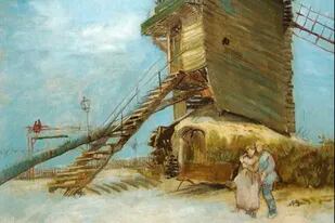 Detalle de "Le moulin de Galette", de Vincent Van Gogh, una de las obras más visitadas del Museo de Bellas Artes