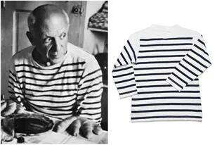 La remera de Picasso para emular al genio se vende en las tiendas de los museos de París y de Málaga
