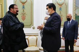 El presidente de Venezuela, en una reunión diplomática con el actor