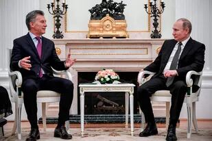 El Presidente mantiene un encuentro con su par ruso en el Kremlin