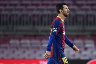 Lionel Messi parece tener su futuro lejos de Barcelona (Photo by LLUIS GENE / AFP)