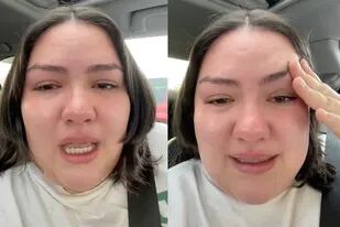 Una tiktoker explotó en redes sociales contra una profesional que le cortó el cabello; el resultado no le gustó y rompió en llanto
