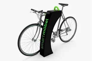 El bicicletero conectado creado por la firma argentina Möbel Cittā permite dejar la bicicleta propia sin candado, y está pensado para lugares semipúblicos (shoppings, universidades, estacionamientos laborales, etcétera)