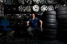 La crisis de los neumáticos cambió la fisonomía de un lugar icónico de la ciudad