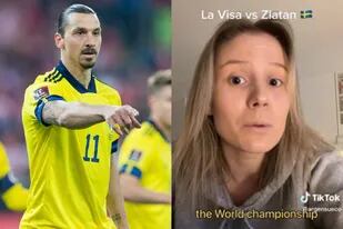 La reacción viral de una sueca fanática de Argentina que le respondió a Zlatan Ibrahimovich