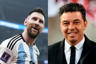 Marcelo Gallardo y Lionel Messi se reunieron tras el amistoso entre la Argentina y Panamá
