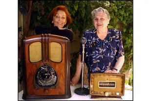 Hilda Bernard y Dora Ferreyro, estrellas del radioteatro
