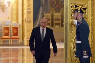 Putin, antes de un encuentro con cadetes militares en el Kremlin