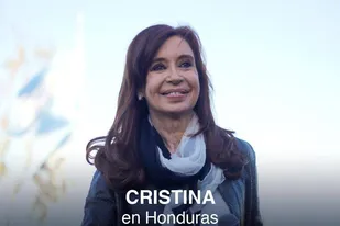 Afiche del acto de CFK en Honduras