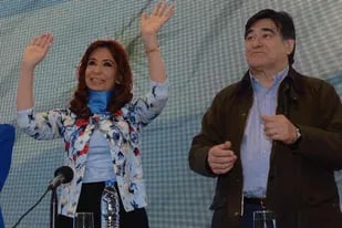 La vicepresidenta Cristina Kirchner junto al procurador del tesoro Carlos Zannini
