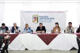 Máximo Kirchner a la cabeza de la reunión del PJ bonaerense, este viernes en La Plata