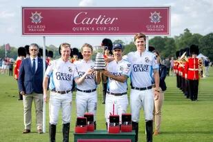 Great Oaks, el ganador de la Queen's Cup, con la participación de Juan Martín Nero y Cruz Heguy / Foto de Helen Cruden
