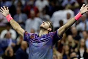 Juan Martín del Potro venció a Roger Federer en los cuartos de final del US Open