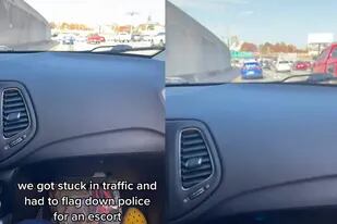 El tráfico de Atlanta obligó a una mujer a parir a su hija dentro del auto