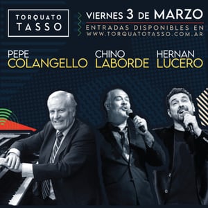 Pepe Colangello, Chino Laborde y Hernan Lucero