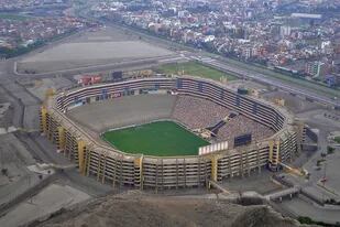 Una vista aérea del Monumental de Lima