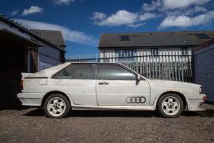 El Audi Quattro Turbo de 1982 estuvo abandonado durante casi 30 años en un garaje hasta que fue subastado