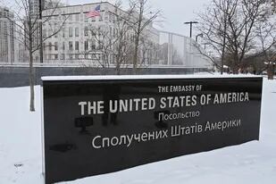 25/01/2022 Embajada de Estados Unidos en Kiev (Ucrania). POLITICA EUROPA EUROPA NORTEAMÉRICA NORTEAMÉRICA UCRANIA RUSIA ESTADOS UNIDOS INTERNACIONAL STRINGER / SPUTNIK / CONTACTOPHOTO