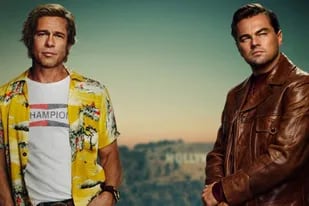 Brad Pitt y Leonardo DiCaprio en Once Upon a Time in Hollywood, la nueva película de Quentin Tarantino