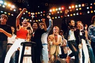 Numerosos artistas participaron del Live Aid para recaudar fondos destinados a África