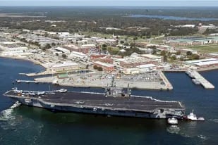 La Estación Aérea Naval de Pensacola, donde ocurrió el ataque