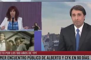 Eduardo Feinmann analizó el discurso de Cristina Kirchner en el centenario de YPF