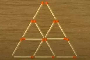 El difícil acertijo de los fósforos: sacar tres y que no quede ningún triángulo en menos de 20 segundos