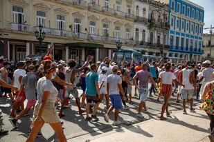 Protestas en La Habana, el 11 de julio