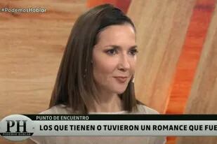 La periodista tuvo un romance fugaz con el galán televisivo, Joaquín Furriel. Fuente: Telefe