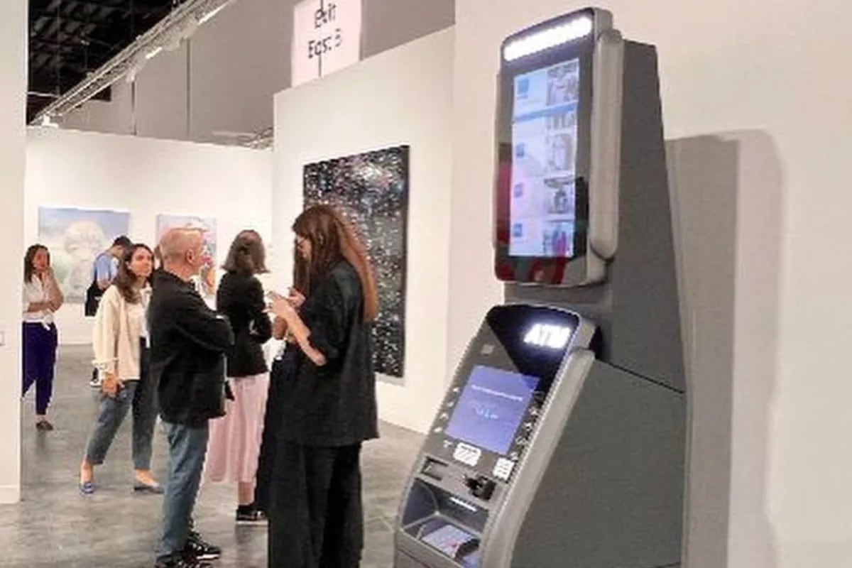The Miami Art Basel ATM that surprises everyone with its disconcerting ranking of millionaires