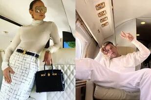 JLo y Ricky Martin viajan únicamente en jets privados