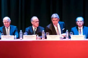 Los cuatro jueces de la Corte Suprema: Ricardo Lorenzetti, Carlos Rosenkrantz, Horacio Rosatti y Juan Carlos Maqueda
