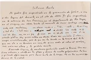 Jorge Luis Borges dictó a María Kodama este texto el 19 de noviembre de 1985. Moriría en Ginebra unos meses más tarde, el 14 de junio de 1986. La historia real de un desertor y la culpa por un fusilamiento que ordenó su abuelo, el coronel Francisco Borges, sale a la luz aquí por primera vez