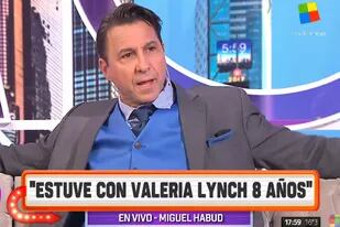 Miguel Habud habló sobre la relación que mantuvo con Valeria Lynch