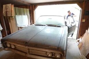 Un Mercury Montclair de 1962, encerrado en un garage durante décadas