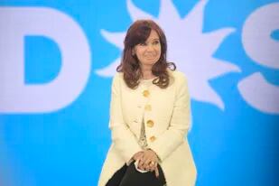Cristina Kirchner, en el lanzamiento de los candidatos del Frente de Todos, en Escobar; las batallas internas crecen a pesar de las apelaciones a la unidad