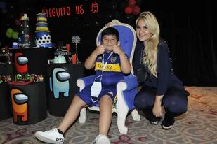 Dieguito Fernando Maradona cumplió ocho años y su mamá le organizó un festejo íntimo