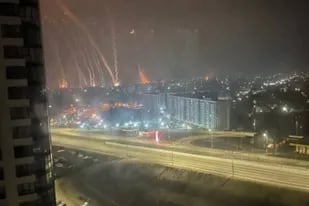 Los bombardeos en Kiev por parte de las fuerzas rusas
