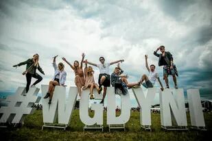 Un grupo de jóvenes asiste al festival de música Open´er en Polonia en 2017
