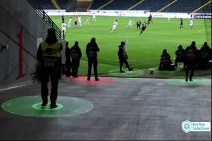 Cómo se crea con sensores una “zona segura” en un estadio