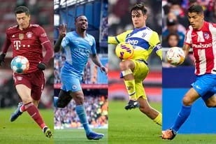 Lewandowski, Gabriel Jesús, Dybala y Luis Suárez buscan club para la próxima temporada
