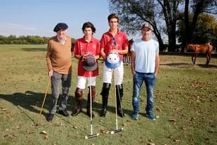 Alberto Pedro, Antonio, Cruz y Pepe Heguy: tres generaciones de puro polo
