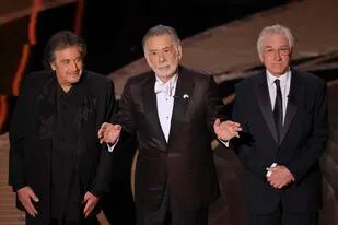 Reunión cumbre: Robert De Niro, Al Pacino y Francis Ford Coppola homenajearon a El Padrino