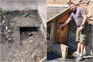 El propietario de la vivienda, de 34 años, remodeló con sus propias manos el viejo búnker