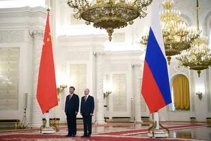 Xi Jinping y Putin, durante su reciente reunión en el Kremlin