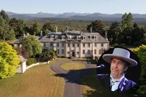 Venden la mansión escocesa de Bob Dylan por millones de dólares