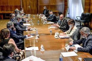 Martín Guzmán encabezó la reunión del gabinete económico con referentes del Consejo Agroindustrial Argentino
