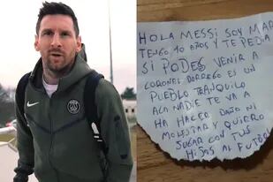 Un niño de Coronel Dorrego invitó a Lionel Messi a su ciudad y le pidió jugar al fútbol con sus hijos