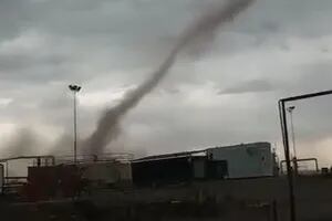 Un tornado sorprendió a Mendoza